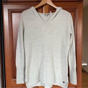 Gray Heathered Royal Robbins Hooded Sweater - Small